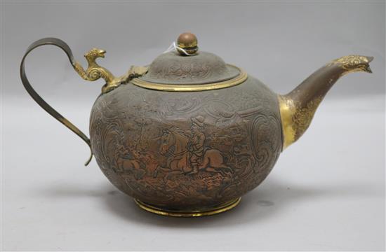 An 18th century Dutch teapot